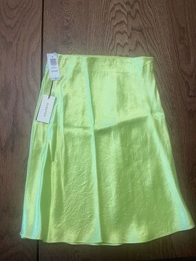 NWT Aritzia Babaton Satin Mini Slip Skirt